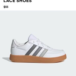SOLD
Adidas Kids White and Gray Sneakers